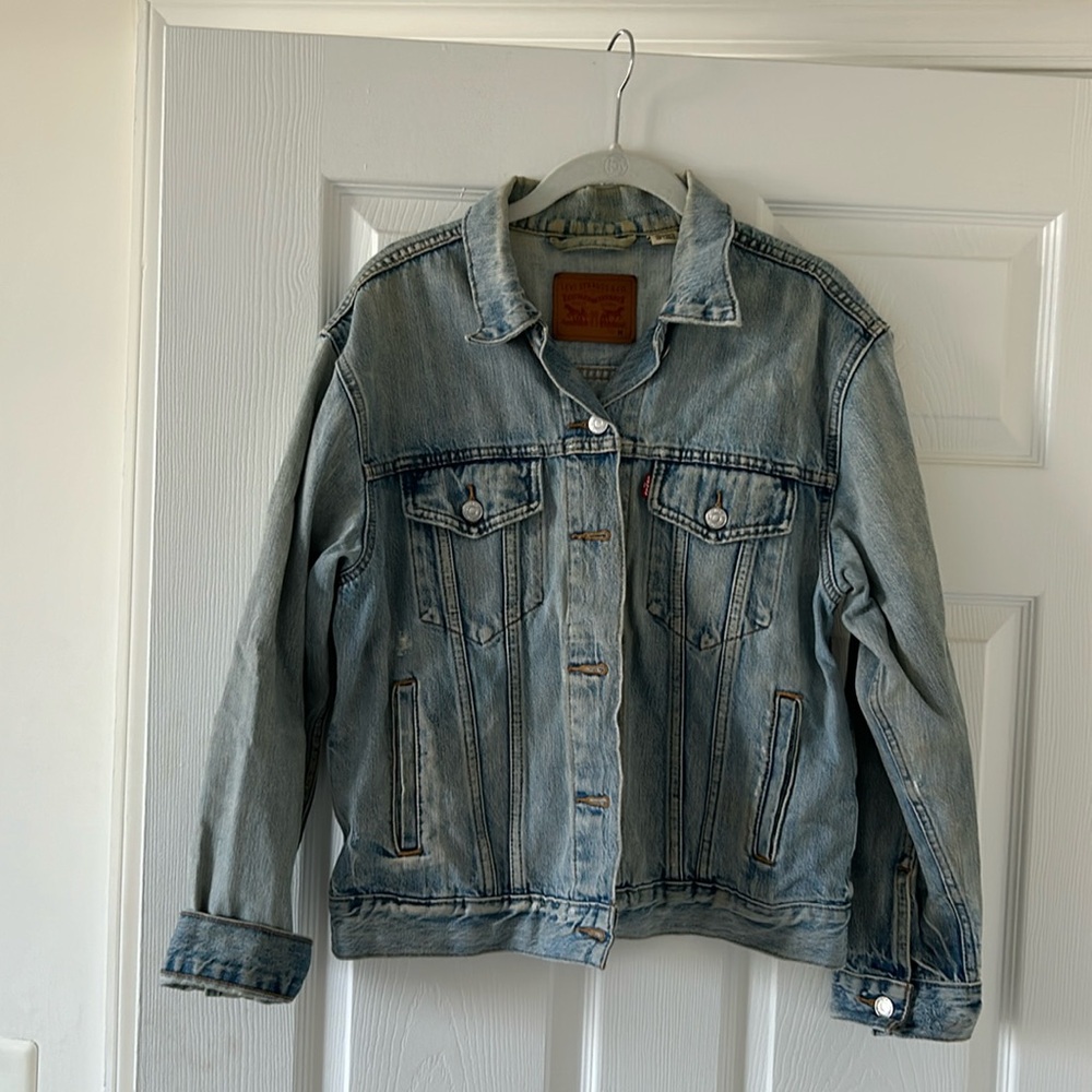 LEVI Light Acid Wash Denim Jacket